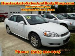 2012 Chevrolet Impala White 4 Door Car for Sale