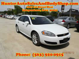 2013 Chevrolet Impala with Sun Roof White 4 Door Car for Sale