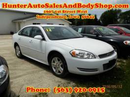 2012 Chevrolet Impala White 4 Door Car for Sale