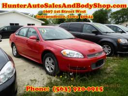 2012 Chevrolet Impala Red 4 Door Car for Sale