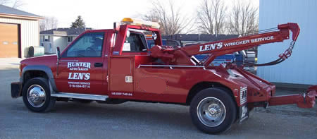 Tow Truck used in wrecker services